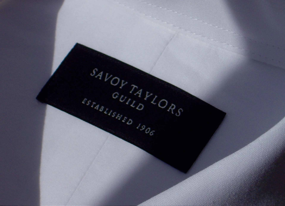 Shirt labelling for STG retail brand