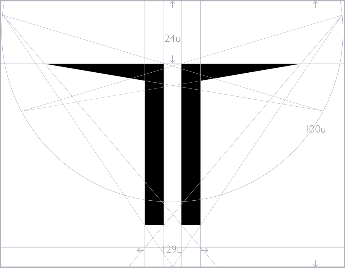 Brand mark design construction